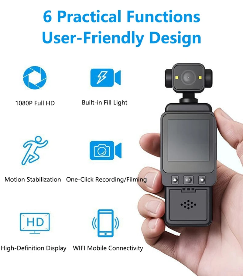 Lenovo 4K Waterproof Action Camera with Dual Screens