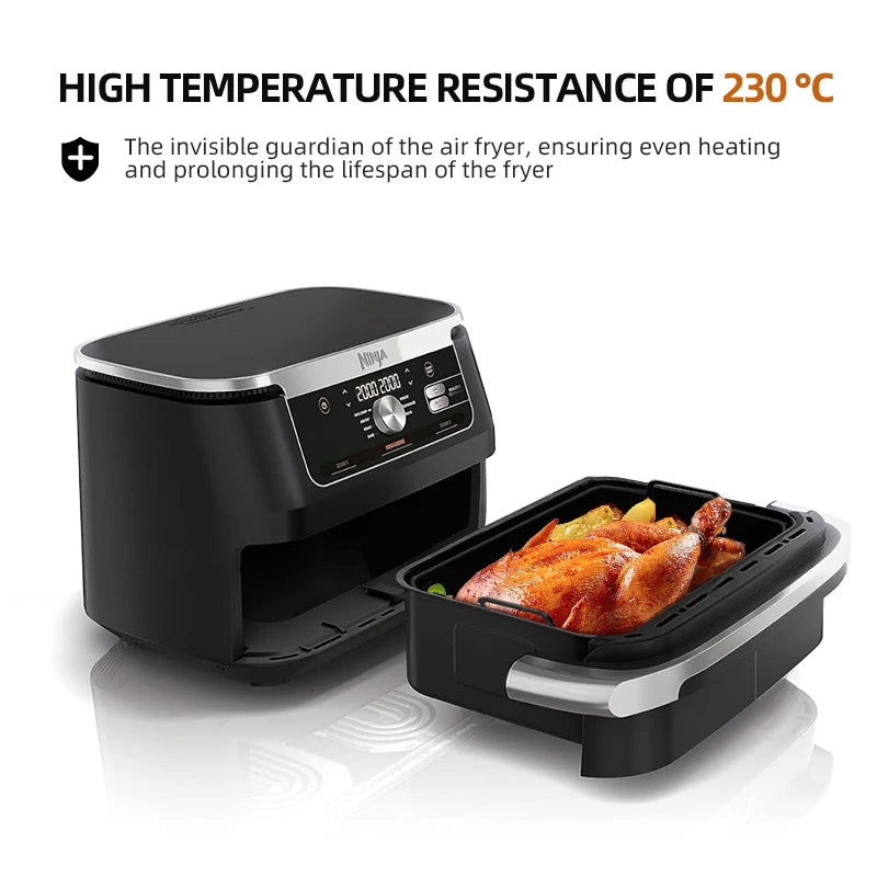 Reusable Silicone Air Fryer Liner for Ninja AF500 - Non-Stick, Easy Clean