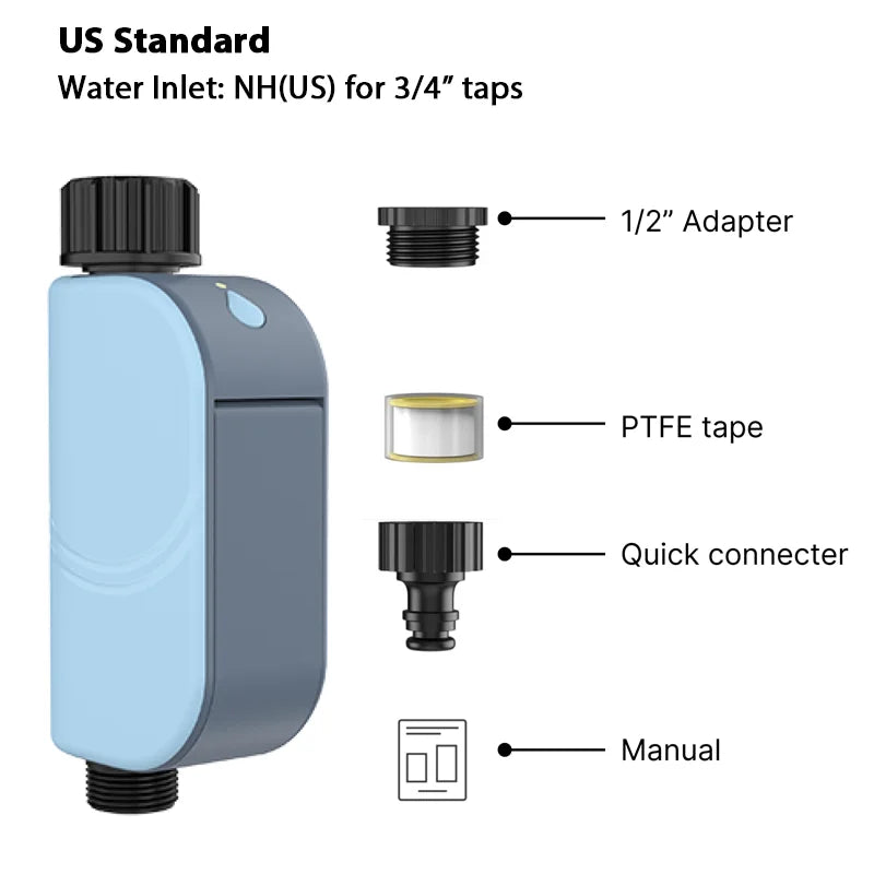 Smart WiFi Garden Watering Timer – Tuya Automatic Sprinkler & Drip System