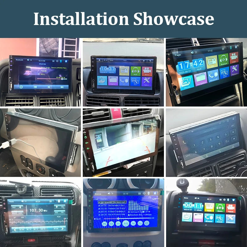 Hippcron 7" 1 Din Car Radio - CarPlay Android Auto Multimedia Player