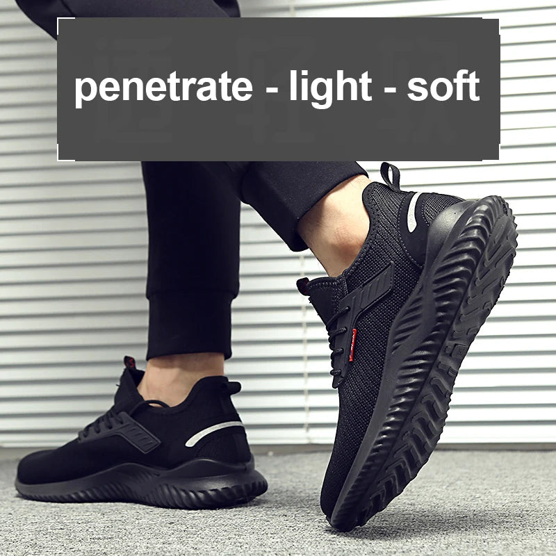 Vabena Indestructible Steel Toe Work Sneakers for Men & Women | Safety Footwear