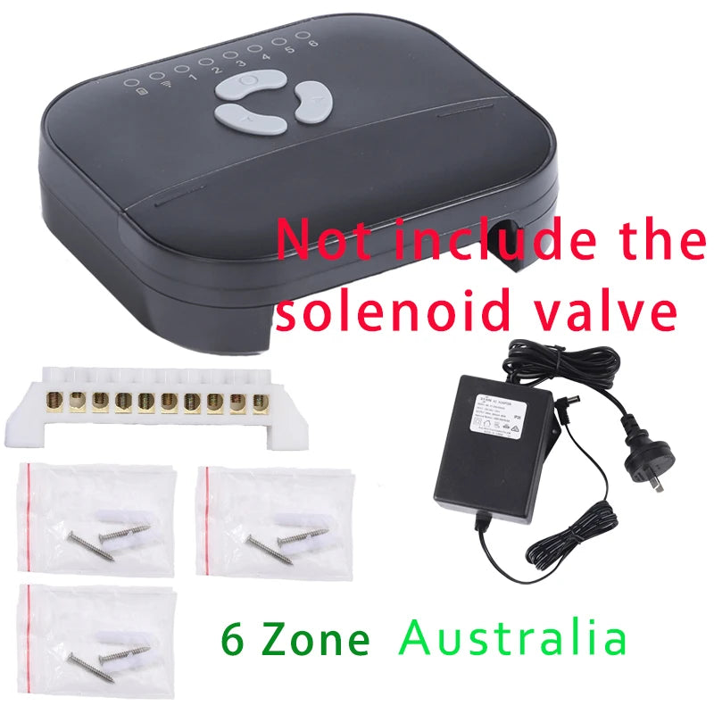 6-Zone Smart WiFi Garden Irrigation Timer & Tuya Controller