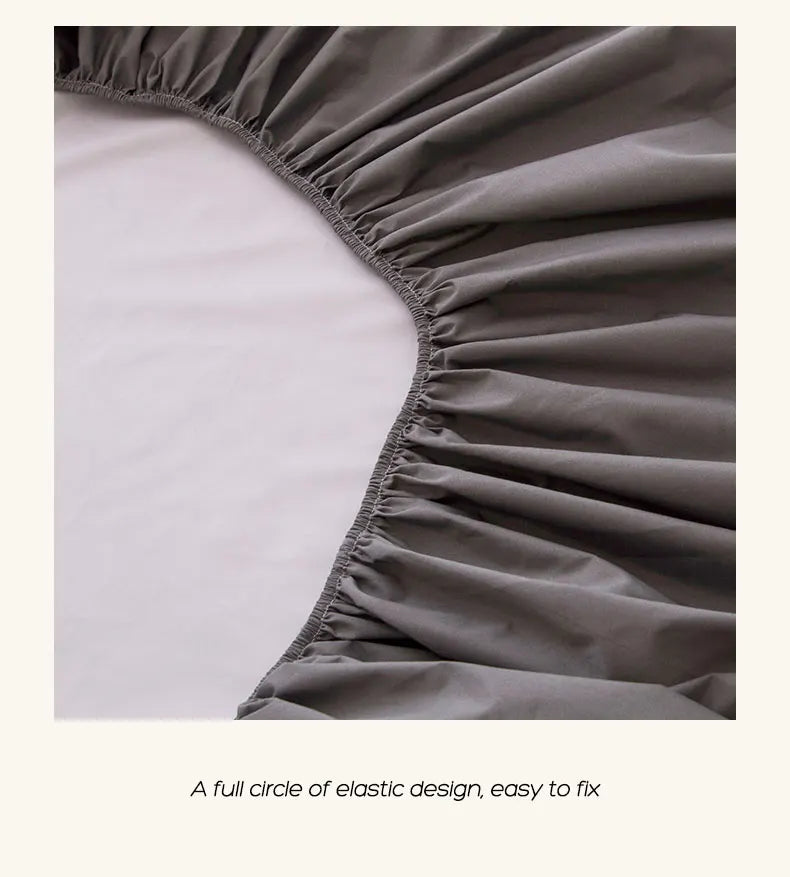 Waterproof Fitted Bed Sheet & Mattress Protector | 360° Elastic Band | All Sizes
