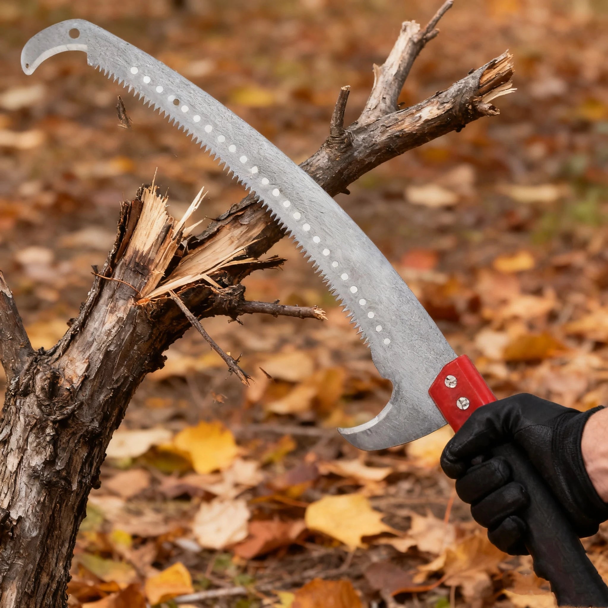 Telescopic Double-Hook Pruning Saw - Multi-functional Garden Tool