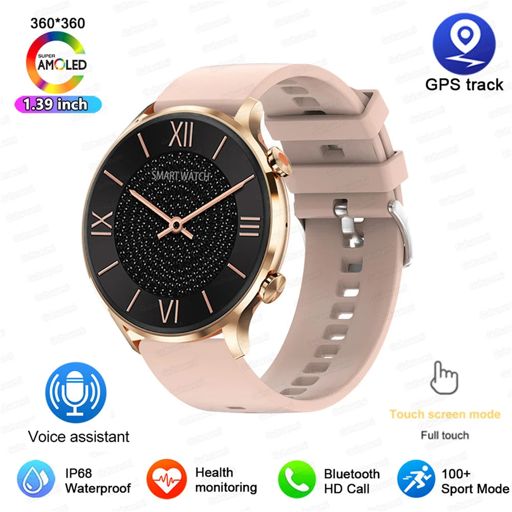Vabena 2026 Smartwatch for Women & Men | AMOLED, GPS, IP68
