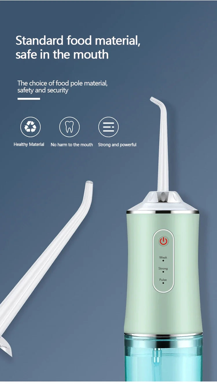 Oral Irrigator Dental Water Jet Flosser - Teeth Whitening & Cleaning Tool