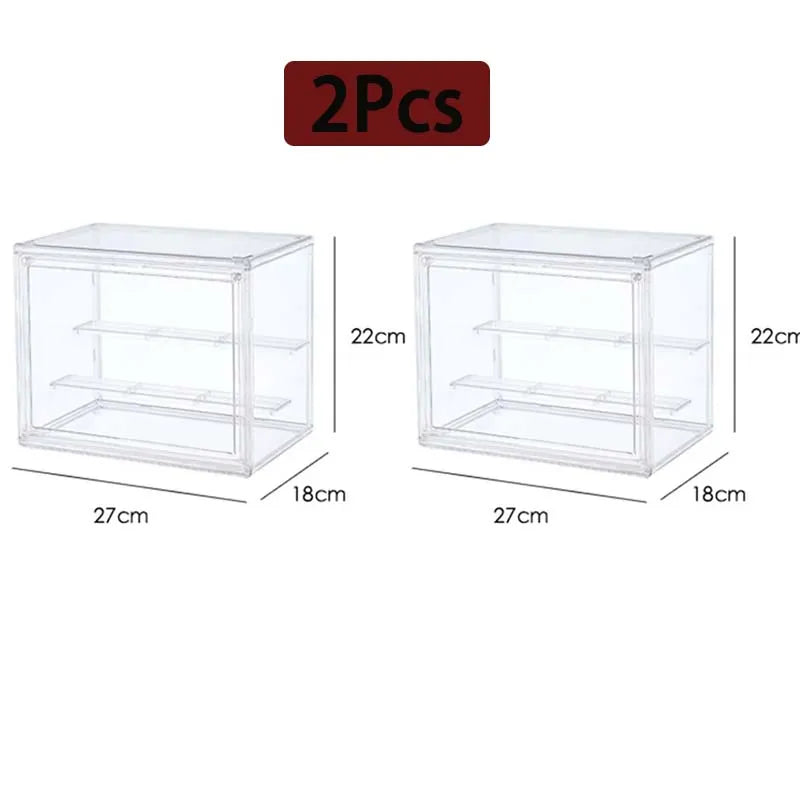 Large Capacity Clear Acrylic Organizer Box for Figures, Blind Boxes & Makeup