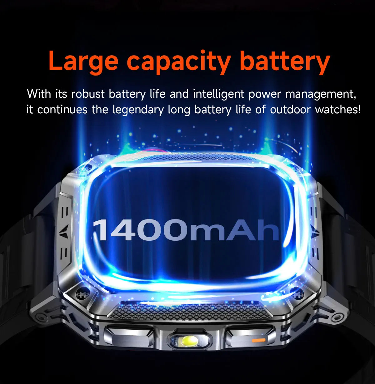 Apex Outdoor Smartwatch | GPS, Flashlight, AMOLED, 10ATM - Your Ultimate Adventure Companion