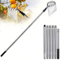 Vabena Stainless Steel Telescopic Fruit Picker Rod - 1.6-4M High Tree Orchard Tool