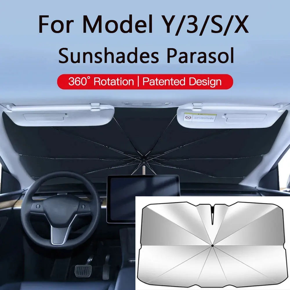 Tesla Model 3 Highland 2026 & Model Y Sunroof Sunshades | Ice Cloth Heat Blocker