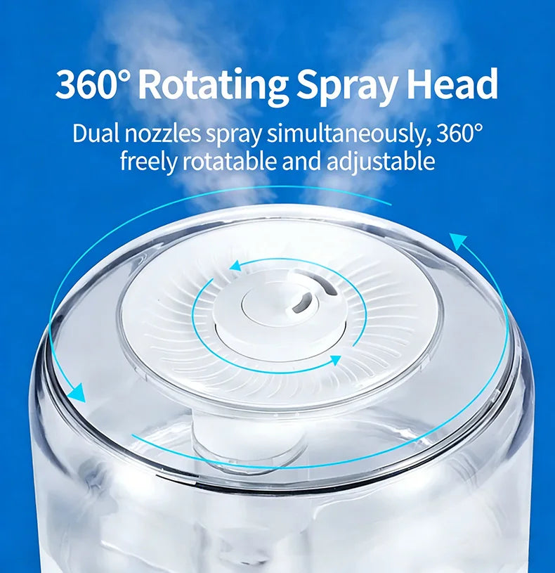 JFBONIN Dual Mist Essential Oil Humidifier for Home & Office