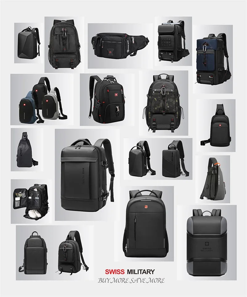 SWISS MILITARY Heavy-Duty Travel Backpack | Durable & Spacious