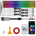 10-in-1 Car LED Interior Atmosphere Lights - App/Remote Control RGB Symphony