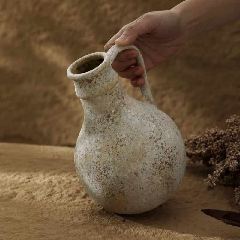 Vintage Handmade Ceramic Vase | Home Decor Accent