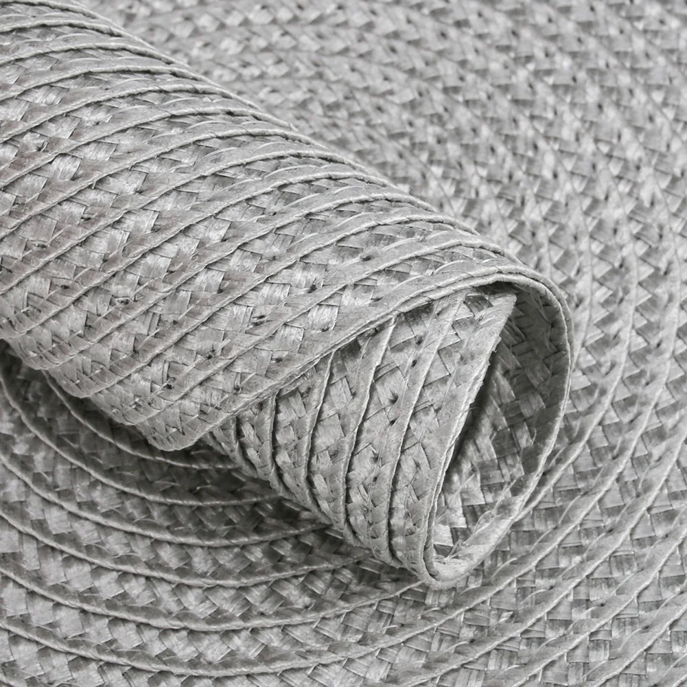 Premium Round Braided Placemats - Set of 6 | Dining Table Decor