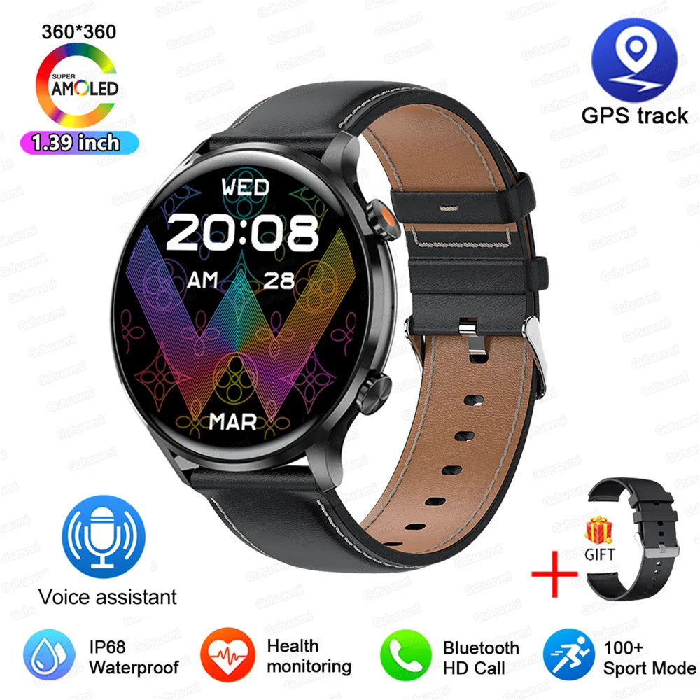 Vabena 2026 Smartwatch for Women & Men | AMOLED, GPS, IP68