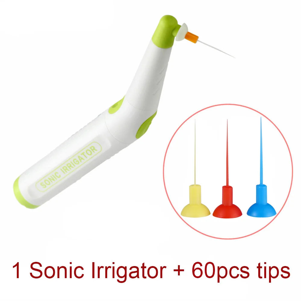 60Pcs Dental Sonic Irrigator Tips for Root Canal Cleaning & Endodontic Tools