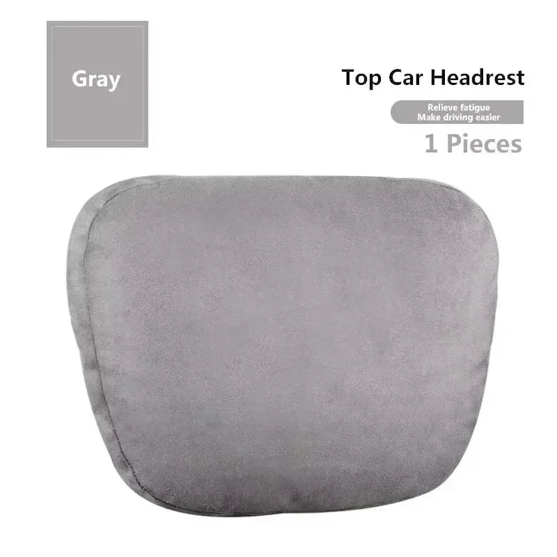 Premium Car Headrest Neck Support Pillow - Maybach S-Class Design, Universal Fit