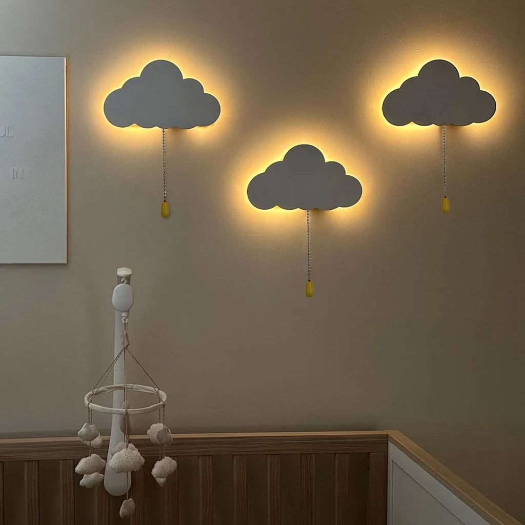 Cloud Light Floating Cloud Wall Lamp - Nursery & Kids' Bedroom Night Light