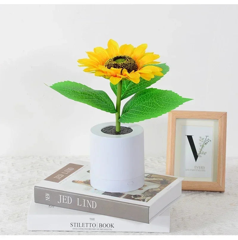 Vabena Rechargeable Sunflower LED Accent Light | Ambient Decor