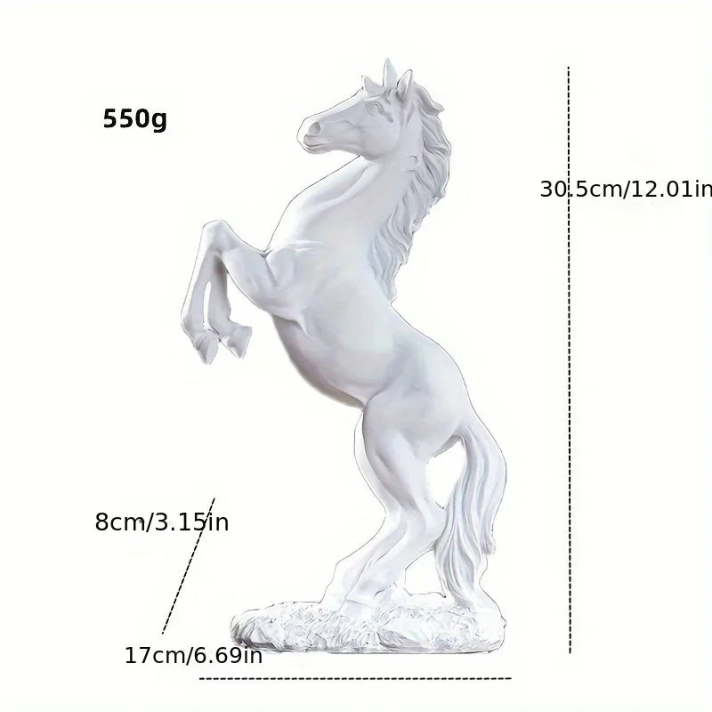 Nordic Abstract Horse Sculpture - Modern Resin Home Decor