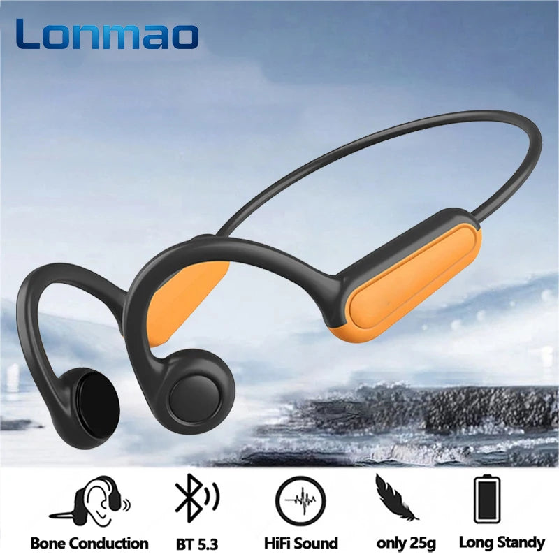 B8 True Bone Conduction Earphones | Bluetooth 5.3 Sports Wireless IPX5