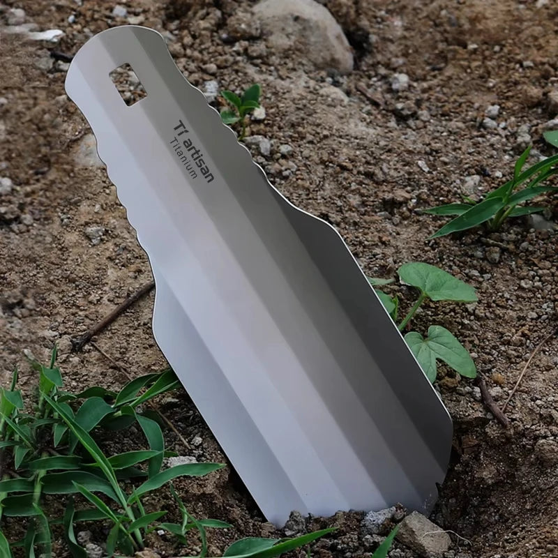 Tiartisan Titanium Mini Trowel - Ultralight Camping Hiking Garden Shovel