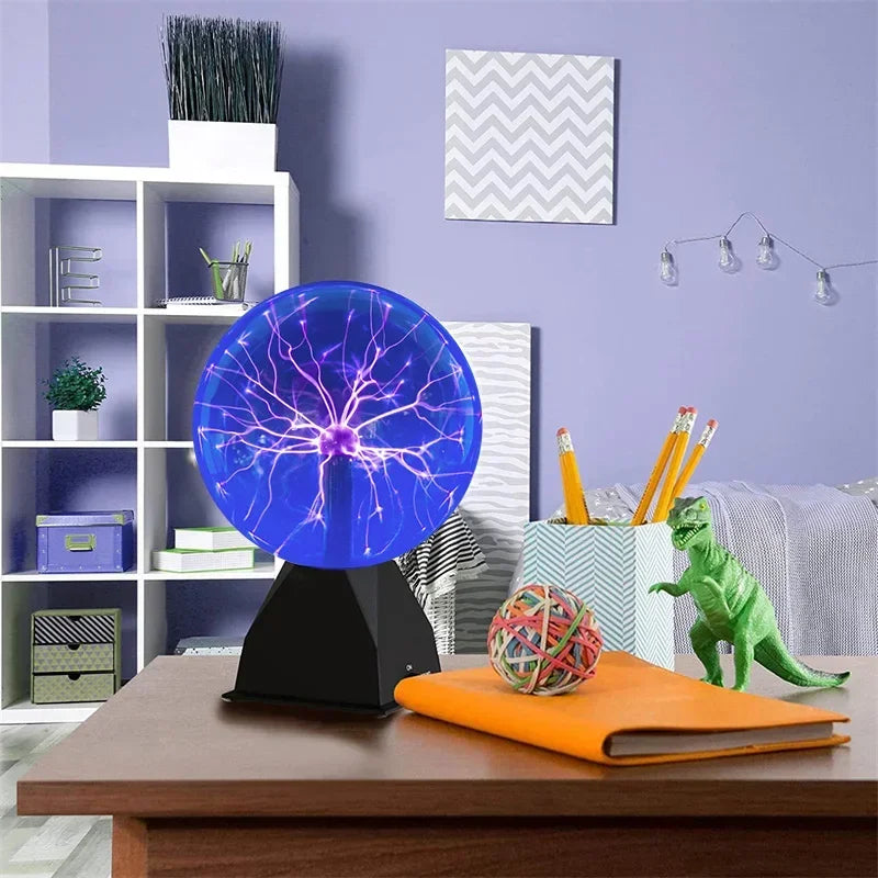 8 Inch Sound Control Plasma Ball Lamp - LED Touch Night Light