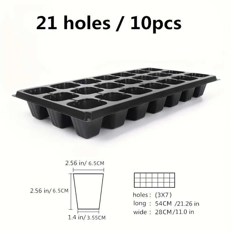 Nursery Seed Starter Tray - Greenhouse & Garden Plant Germination
