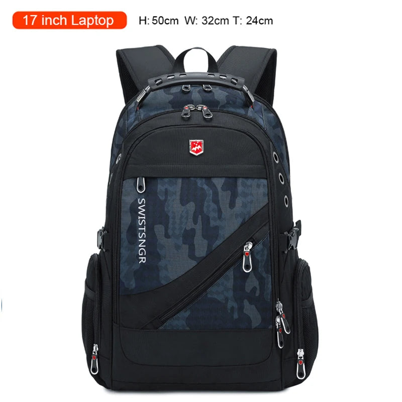Vabena 2026 Waterproof Laptop Backpack - 17/20 Inch Travel & Everyday Rucksack for Men & Women