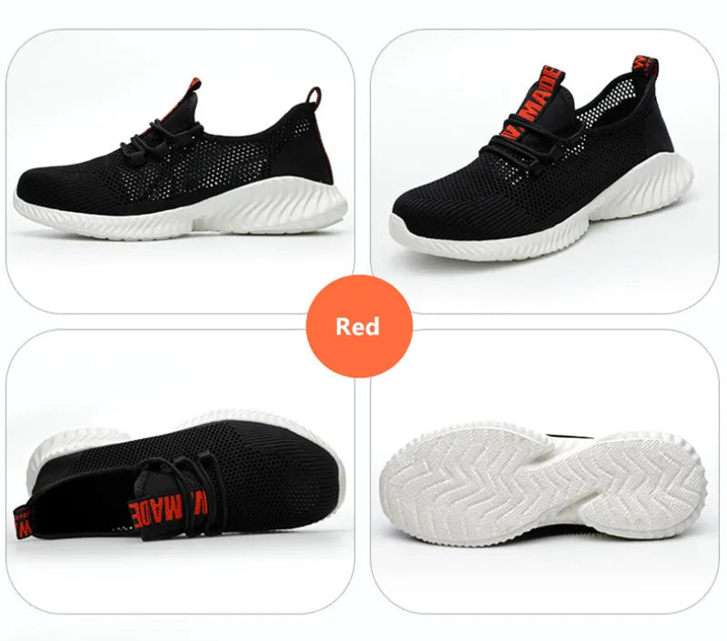Iairay Lightweight Hyper-Breathable Summer Work Shoes