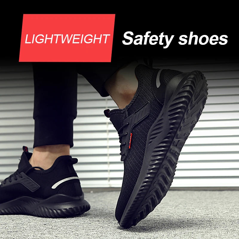 Vabena Indestructible Steel Toe Work Sneakers for Men & Women | Safety Footwear
