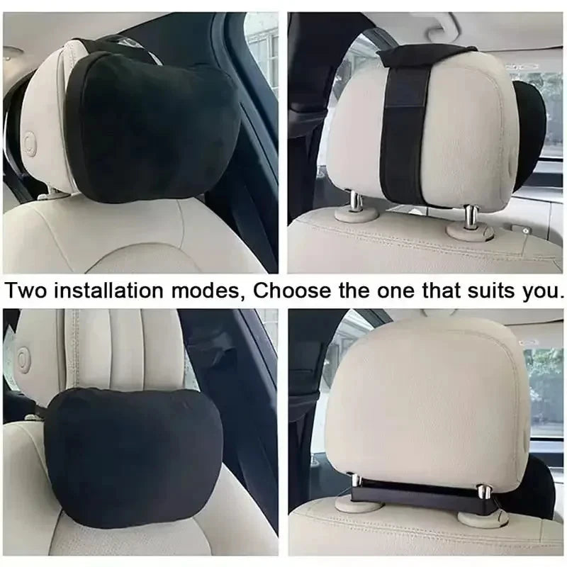 Premium Car Neck Support Pillow | Soft & Breathable Headrest Cushion | Maybach S Class Design