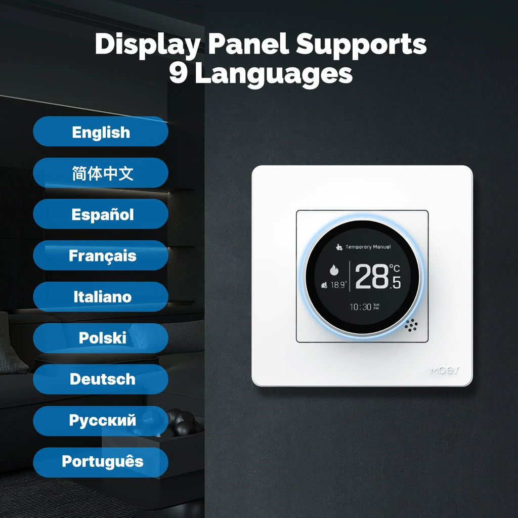 MOES Smart Knob Thermostat - Wi-Fi Heating Control