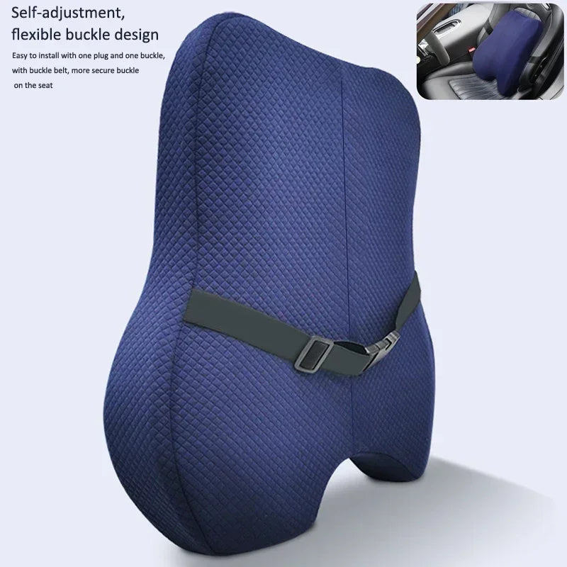 Vabena Orthopedic Memory Foam Seat Cushion Set - Coccyx & Lumbar Support