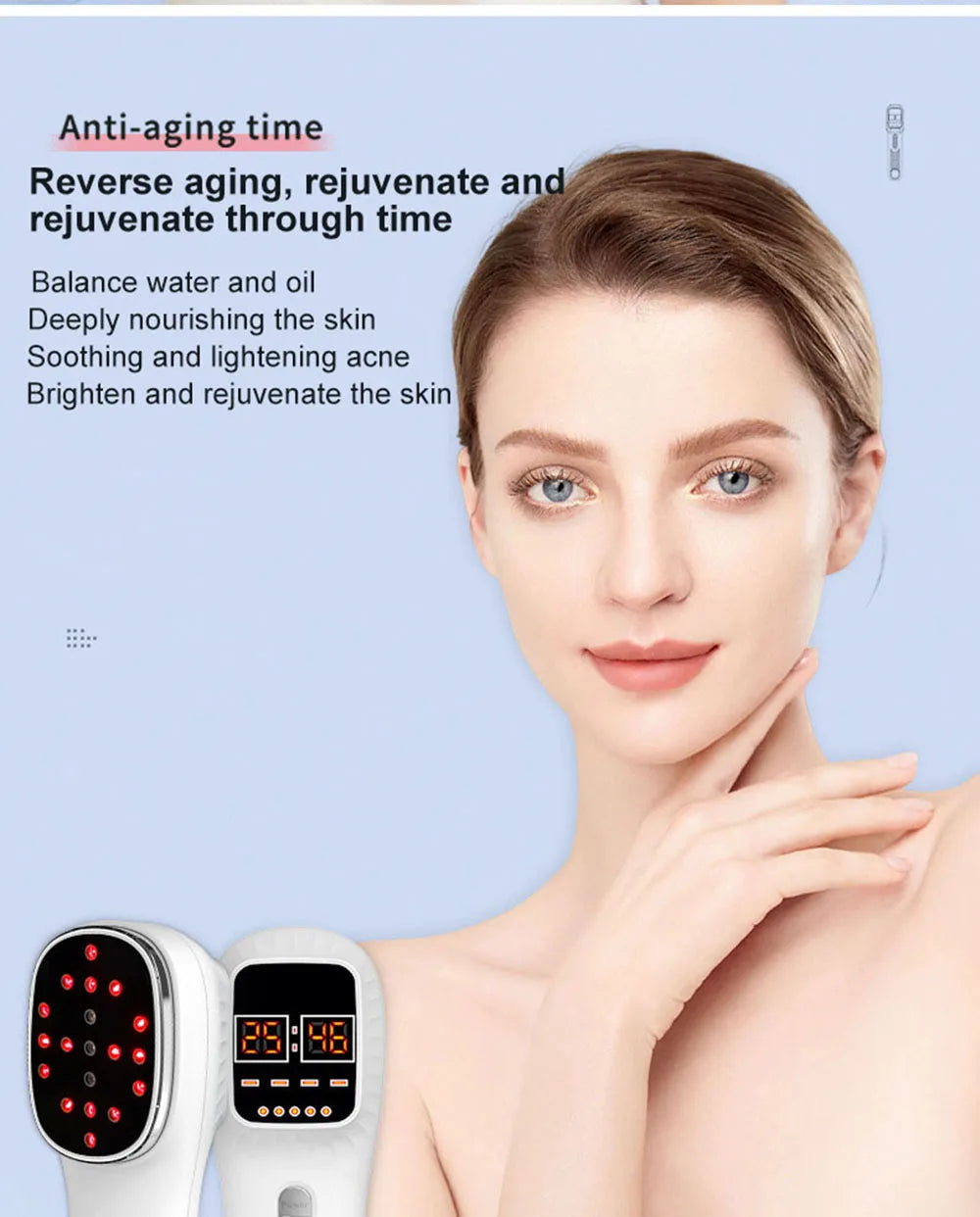 650nm+808nm Red Light Infrared Therapy Device for Skin Rejuvenation & Pain Relief