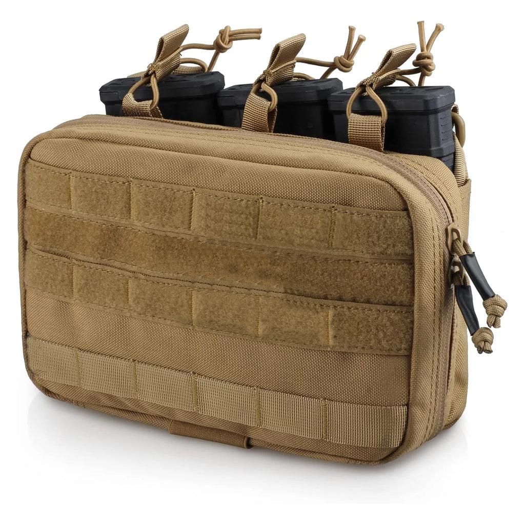 Tactical MOLLE Pouch - M4/M16 Mag Admin, Utility & EMT Organizer