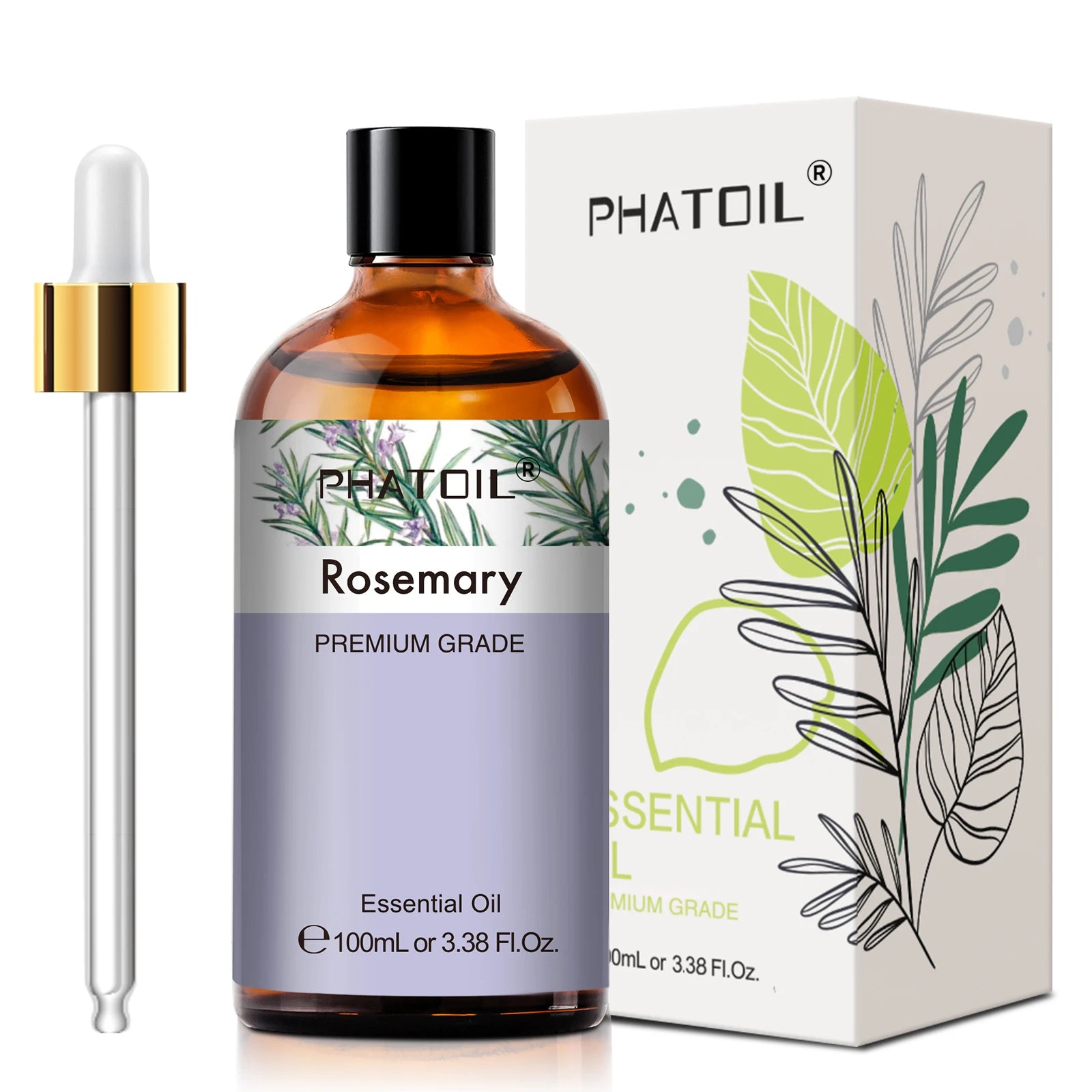 PHATOIL Premium Essential Oil Blend - Sandalwood, Lavender, Eucalyptus, Peppermint