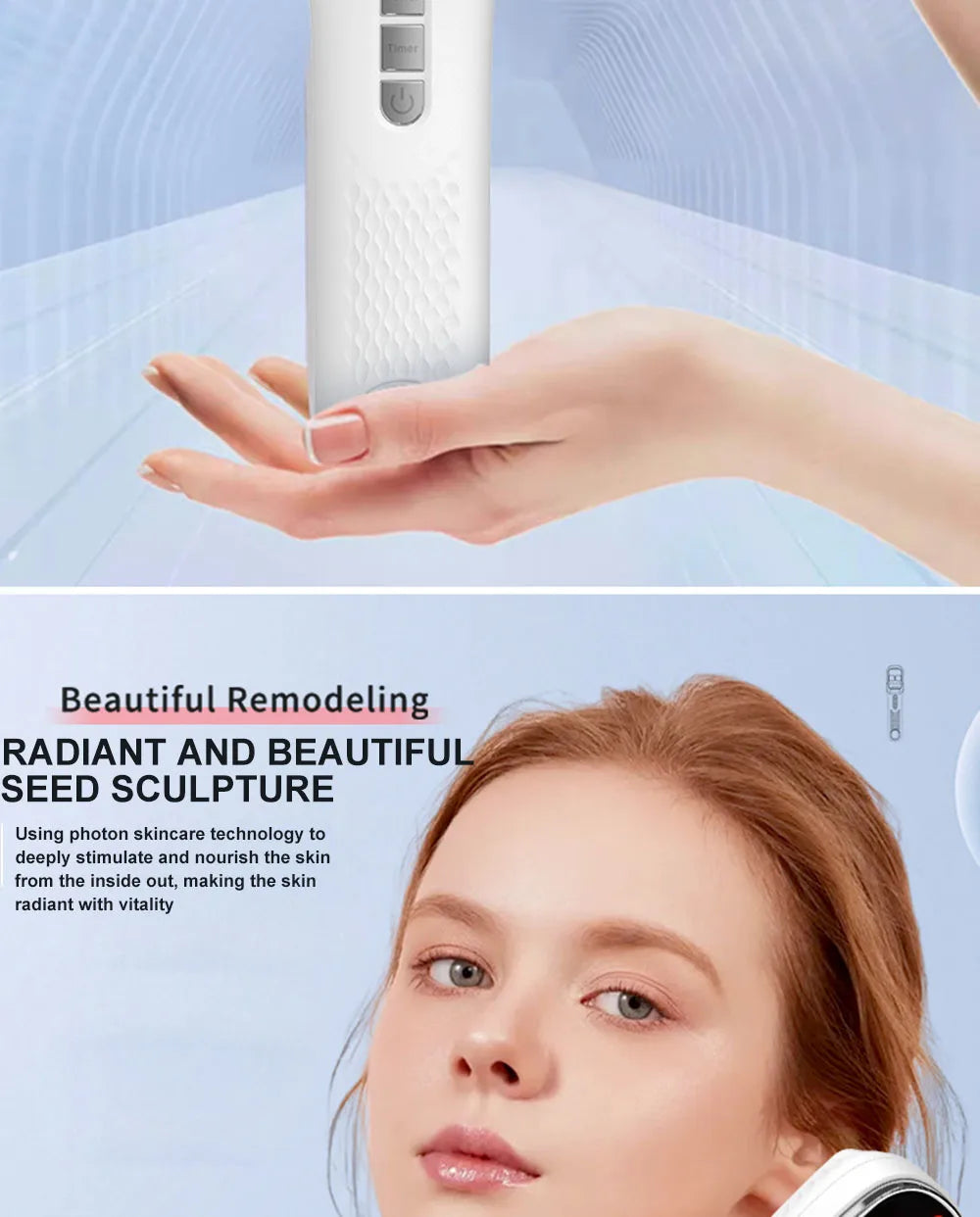 650nm+808nm Red Light Infrared Therapy Device for Skin Rejuvenation & Pain Relief