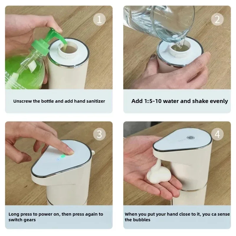 Automatic Sensing Soap Dispenser - Contactless Wall Mounted Frother