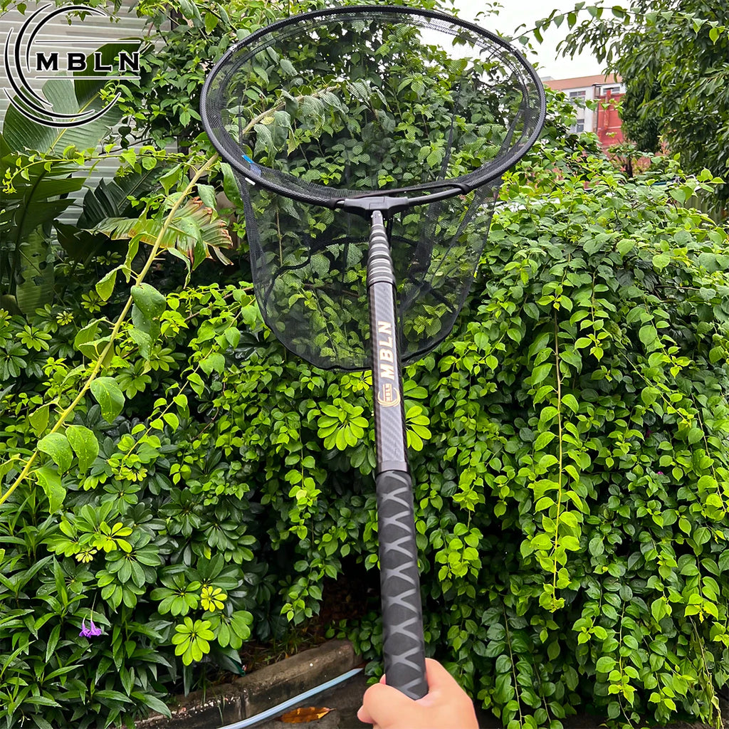 MBLN Carbon Fiber Telescopic Shovel Net | 3m Pole, 45cm Head