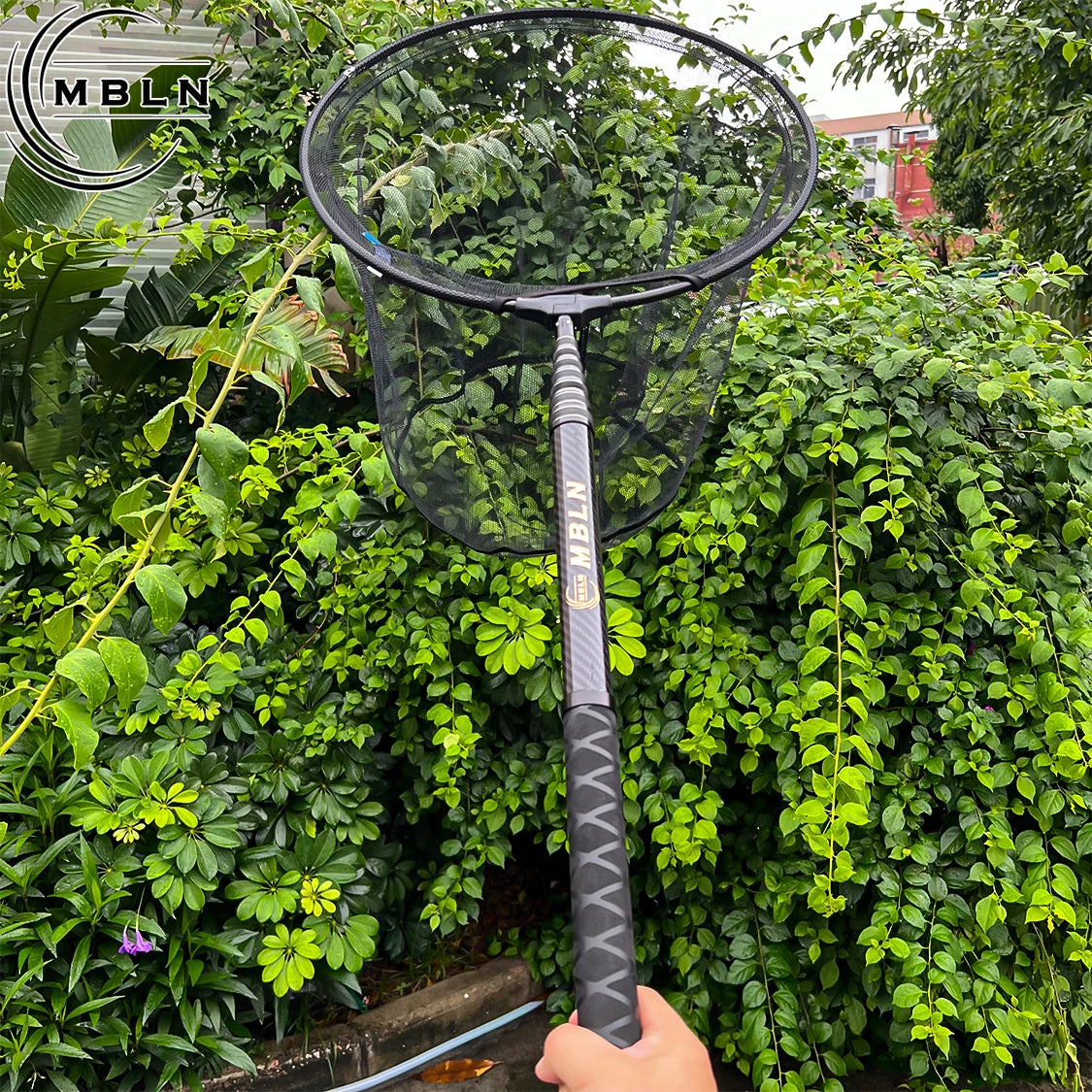 MBLN Carbon Fiber Telescopic Shovel Net | 3m Pole, 45cm Head