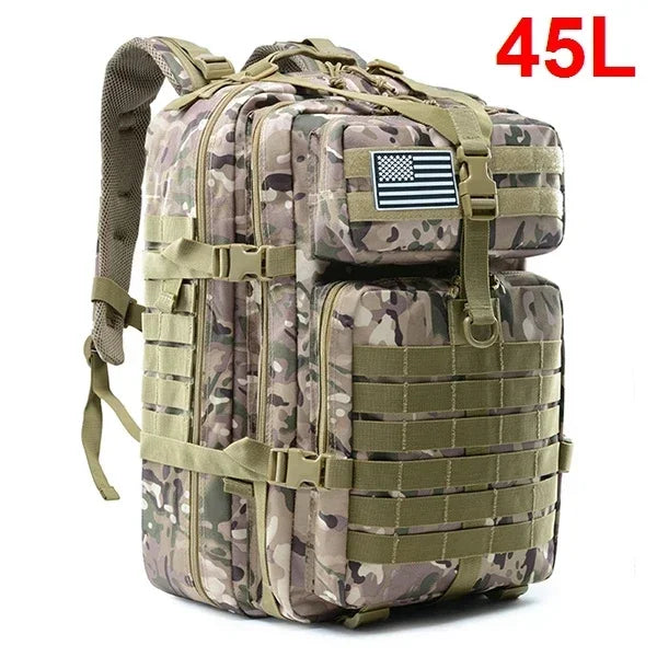 ReFire Gear 50L Tactical Assault Pack - Durable Military Backpack