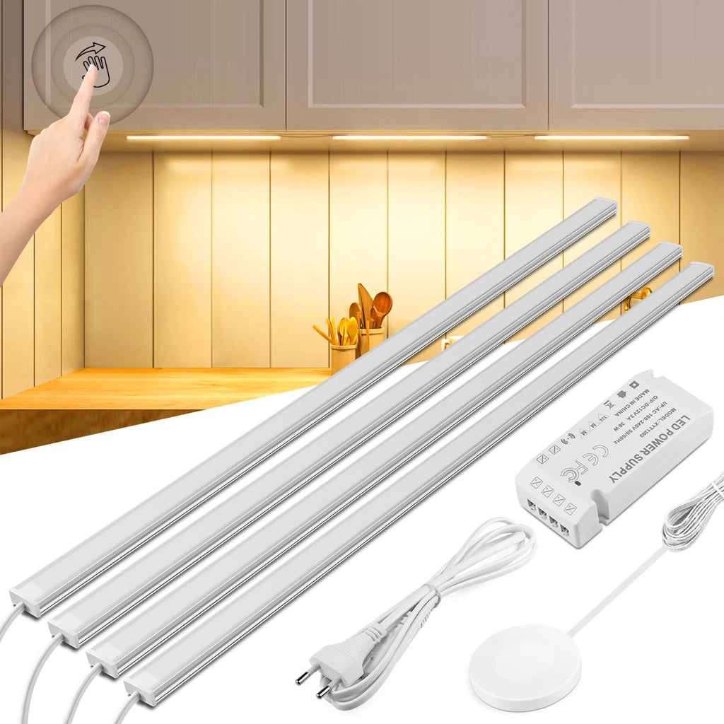 Smart LED Under Cabinet Lighting | Hand Scan Motion Sensor & Dimmer
