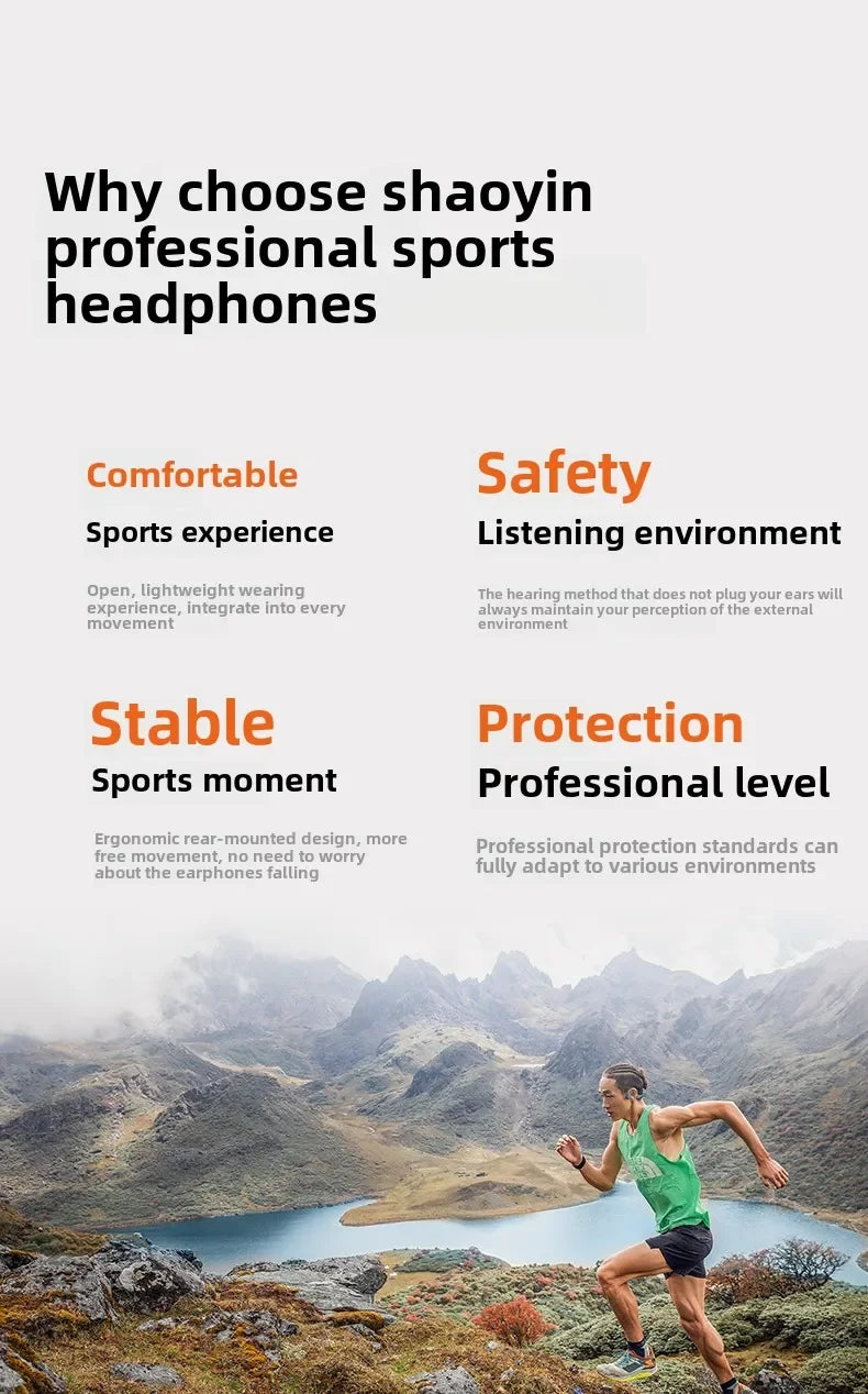 SHOKZ OpenRun Pro 2 Bone Conduction Bluetooth Headphones S820 S821mini