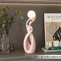 Nordic Abstract Luminous Floor Sculpture | Artistic Illumination