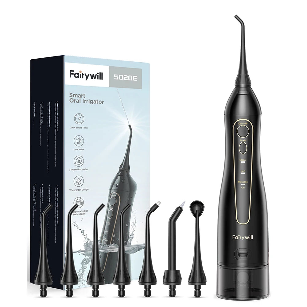Fairywill Water Flosser for Teeth | 300ML Oral Irrigator