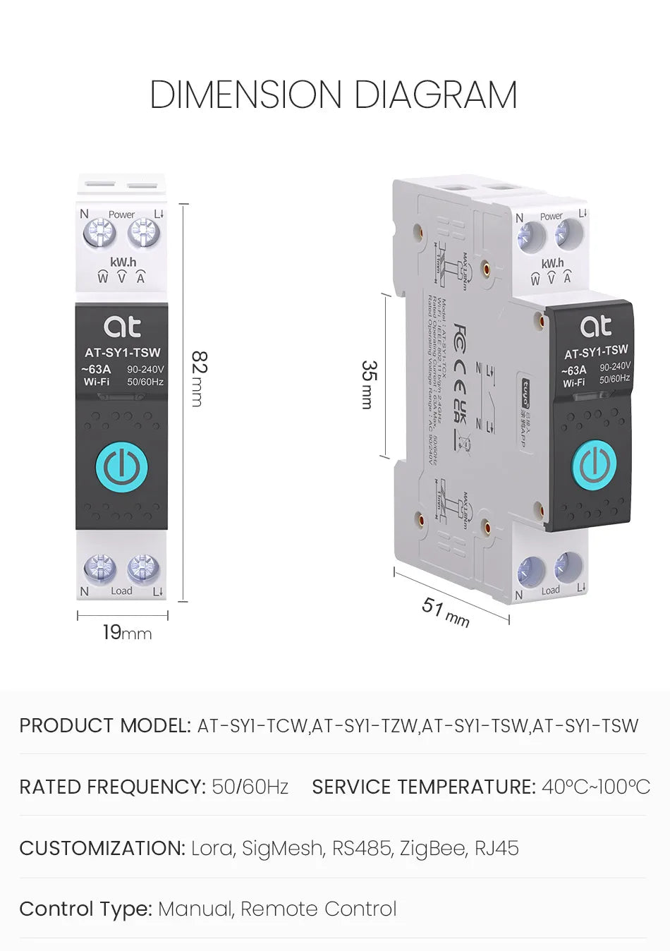 Tuya ZigBee Smart Metering Breaker | Energy Monitoring & Remote Control