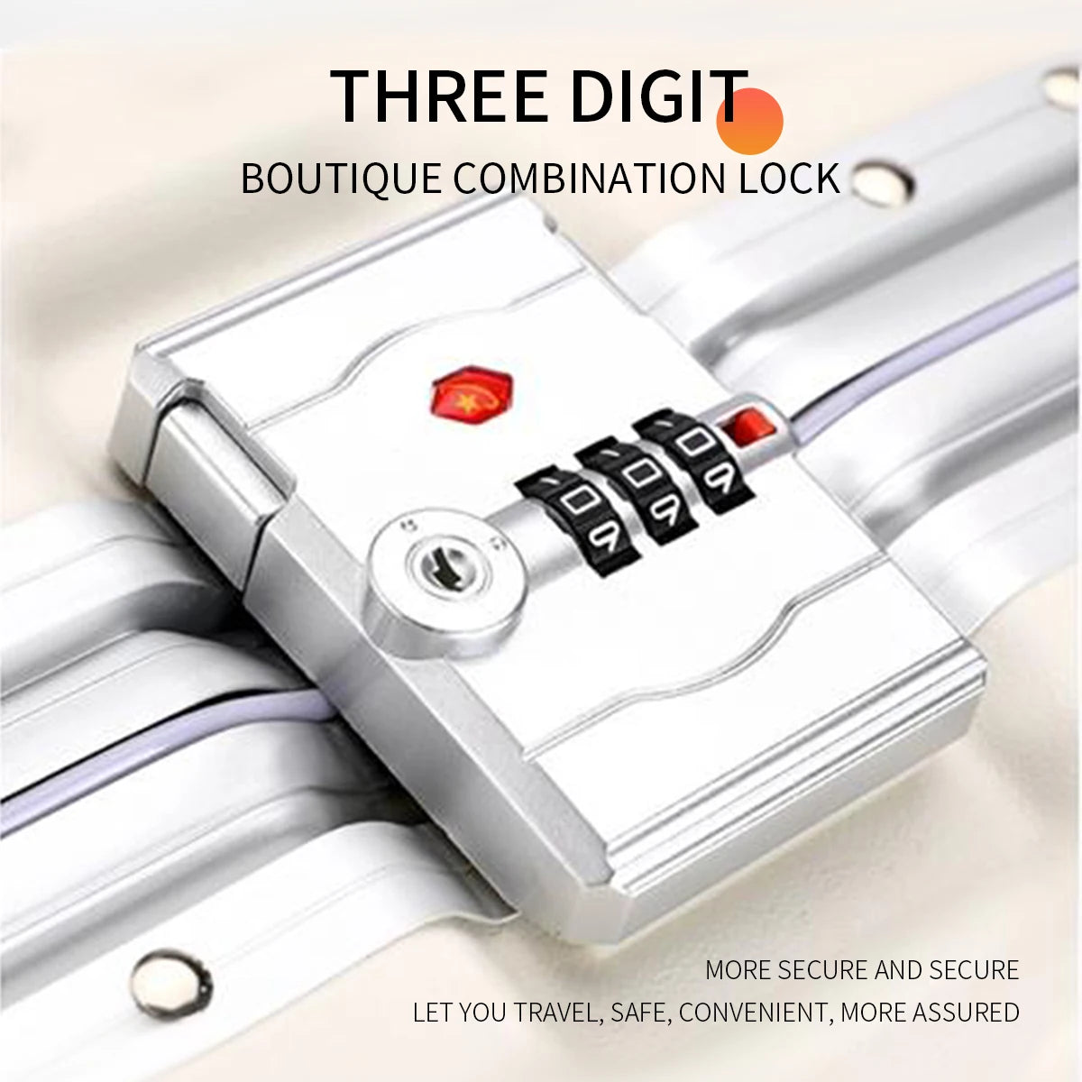 Aluminum Frame Luggage Set - USB & TSA Lock 20-28"