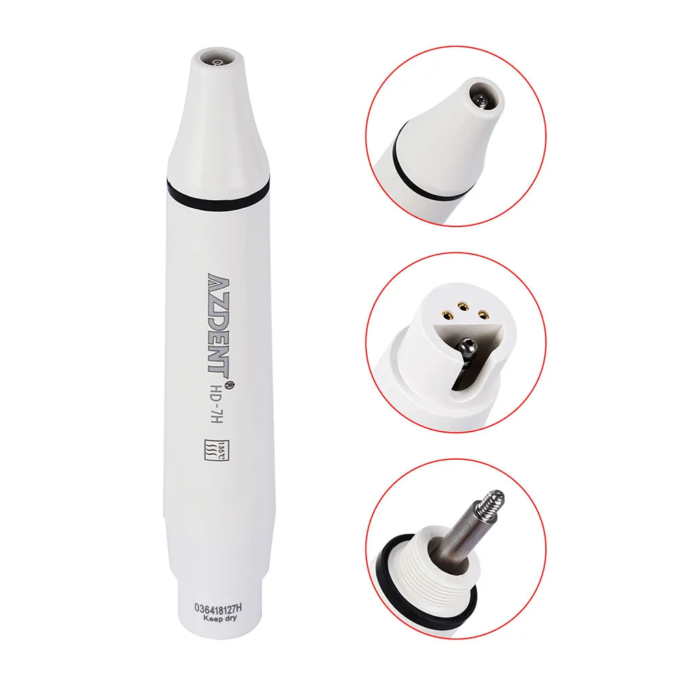 AZDENT Dental Ultrasonic Piezo Scaler Handpiece – 135° Sterilizable, Compatible with SATELEC, DTE, WOODPECKER, EMS, VRN